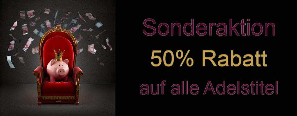 Adelstitel Rabatt